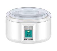 Easy Cleaning Yoghurt Maker,Yogurt Maker With Temperature Control,1.5 L,Glass 7 Cups,Stainless Steel Inner Tank,Suitable For Making Fresh,Healthy Homemade Desserts