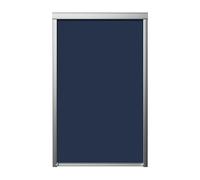 Easy Click On Blackout Blind Made for VELUX FK04, Dark Blue - Fast Installation No Drilling Required