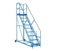 Easy Climb Steps - 600mm Platform - 9 Tread - Blue
