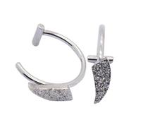 Easy Clip On Lip Fang Jewelry Stainless Steel Matte Finish Body Accessory Without Piercing Safe For First Time Use Tested Clip On Lip Accessories