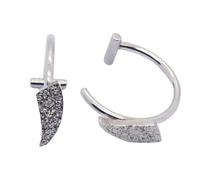 Easy Clip On Lip Fang Jewelry Stainless Steel Matte Finish Body Accessory Without Piercing Safe For First Time Use Vampires Lip Clip Jewelry
