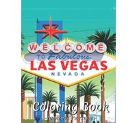 Easy Coloring Book: A Large Print Coloring Book Featuring Fun, Cozy And Relaxing Home Interior Designs Gift For adult, kids, teens, boys ( Las-Vegas-Travel-Poster Coloring Books )