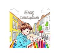 Easy Coloring Book : Children's City Life