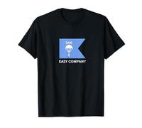 Easy Company Shirt Flag WW2 506 Easy Company Parachute T-Shirt