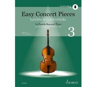 EASY CONCERT PIECES 3 Double Bass & Piano + ONLINE