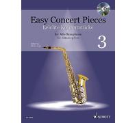 Easy Concert Pieces Band 3 Book and CD Alto Saxophone and Piano Schott Music