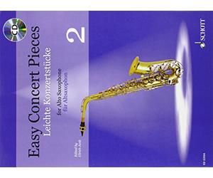 Easy Concert Pieces Book 2 for Alto Saxophone: 23 Piece - Sheet music NEW Junk,