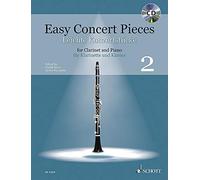 Easy Concert Pieces: For Clarinet in B Flat and Piano: 22 Pieces from 4 Centuries (2)