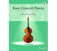 Easy Concert Pieces: For Double Bass and Piano: 1