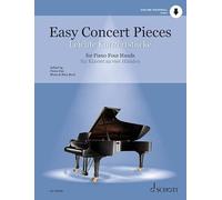 Easy Concert Pieces for Piano Four Hands Play-Along with Online Audio by Hal ...