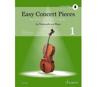 Easy Concert Pieces Vol. 1 cello and piano (very easy - easy) with Online materi