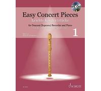 Easy Concert Pieces Vol. 1 descant recorder and piano Various Sch