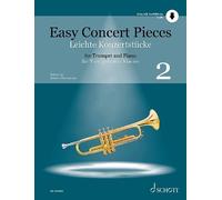 Easy Concert Pieces Vol. 2 trumpet and piano (easy - intermediate) with Online m