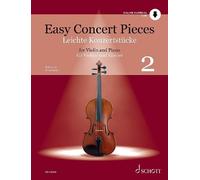 Easy Concert Pieces Vol. 2 violin and piano (easy - intermediate) with Online ma