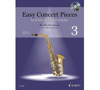 Easy Concert Pieces Vol. 3 alto saxophone and piano (intermediate) with CD 17 Pi