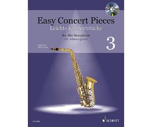 Easy Concert Pieces Vol. 3 alto saxophone and piano (intermediate) with CD 17 Pi