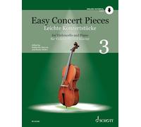 Easy Concert Pieces: Vol. 3. cello and piano.