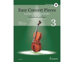 Easy Concert Pieces: Vol. 3. cello and piano., Deserno, Mohrs 9783795731823.