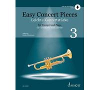 Easy Concert Pieces Vol. 3 trumpet and piano (intermediate) with Online material