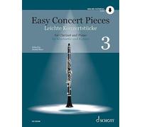 Easy Concert Pieces - Volume 3 for Clarinet and Piano - 14 Pieces from 4 ...