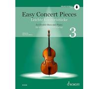 Easy Concert Pieces Volume 3 for Double Bass and Piano Edition with Online ...