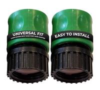 Easy Connect Lawn Mower Deck Wash Port Adapter - Riding Lawn Mower Water Hose Nozzle Attachment Compatible with Part Numbers: 532416405, 921 04041, 416405, GX22425 & More (Pack of 2, Green)