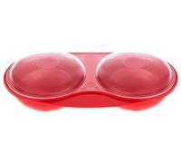 Easy Cook NS606R Microwave Egg Poacher, red, 2 cup