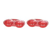 Easy Cook NS606R Microwave Egg Poacher, red, 2 cup (Pack of 2)