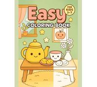 Easy Cozy Corner Coloring Book for Kids Ages 3-7 - Fun Relaxing Illustrations - 110 Pages: features bold lines, simple shapes, and single-sided pages to prevent bleed-through-perfect for creative fun