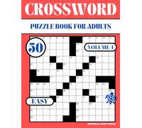 Easy Crossword Puzzle Book for Adults - Volume 4: 50 Easy Crosswords - Large Print, Brain Games, and Fun Word Challenges