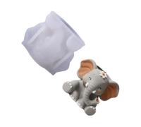 Easy Demolding Silicone Plant Container Mold Elephant Shaped for Flower Pots Gift Container Holder Planter Silicone Mold