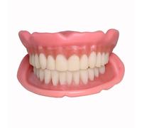 Easy Denture: Boil-&-Bite Functional Denture, Self-fit at Home in Mins, Adjusts for Narrow or Wide Arches, Long-term or temporary Solution, Eat, Drink and Smile Confidently, Small/Medium Denture Set