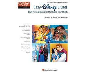 Easy Disney Duets: 8 Arrangements for 1 Piano, 4 Hands by Hal Leonard Publishing