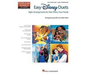 Easy Disney Duets: 8 Arrangements for 1 Piano, 4 Hands by Hal Leonard Publishing