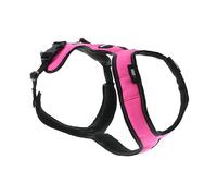 Easy Dog Harness for Cani Walking Activity Cani Cross, Cani Jogging, Cani Trail, Cani Rando I-Dog is a French Brand (Pink, XS)