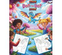 Easy Dot-to-Dot for Little Learners: Fun and Relaxing Dot-to-Dot Activity Book for kids Animals, Vehicles, fruits, vegetables ,sports, Birds, sea life, cartoon