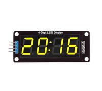 Easy Drive TM1637 0.56Inch 4Digits Seven Segment LED Display Module for Electronic Clocks Industrial Applications Clock Display Module