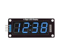 Easy Drive TM1637 0.56Inch 4Digits Seven Segment LED Display Module for Electronic Clocks Industrial Applications Clock Display Module