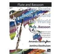 Easy Duets from Around the World for Flute and Bassoon: 26 pieces arranged for two equal flute and bassoon players who know all the basics. Includes several Christmas pieces. All are in easy keys.