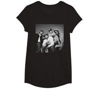Easy-E Dr Dre DJ Yella MC Ren NWA by Michael Grecco T-Shirt, Girls, Black, Medium