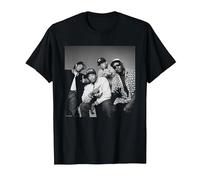 Easy-E Dr Dre DJ Yella MC Ren NWA by Michael Grecco T-Shirt, Men, Black, Medium