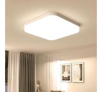 EASY EAGLE 36W Square LED Ceiling Light 3240LM, 3000K Indoor Lighting, Modern Light Lamp for Bathroom, Living Room, Kitchen, Bedroom
