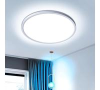 EASY EAGLE LED Ceiling Light Ø 30cm, 6500K Cold White 36w 3240lm, Modern LED Ceiling Lamp for Living Room,Bedroom, Kitchen, Bathroom, Hallway, Office, Round