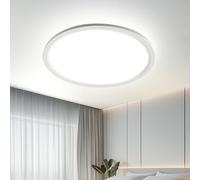 EASY EAGLE LED Ceiling Light 40 cm 48 W 4800 LM IP44 Waterproof 4000 K Slim Modern Round Ceiling Lamp for Kitchen, Living Room, Bedroom, Corridor, Office