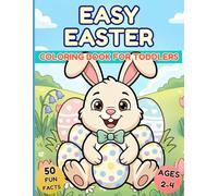 Easy Easter Coloring Book for Toddlers: Big and Cute Designs for Kids Ages 2-4