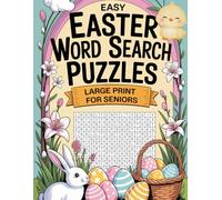 Easy Easter Word Search Puzzles - Large Print for Seniors: 100 Puzzle Collection for daily mental exercise. Boosts Your brain everyday.
