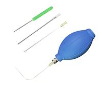 Easy Egg Blower Empty Egg Tools One Hole Egg Pump and Drill Easter Egg Maker Supplies Ukrainian Egg Decorating Kit Blue
