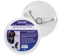 Easy-Exs 10" Round Access Panel for Ceiling and Wall - Adjustable from 6 to 9 inches - Ceiling Hole Cover - for Electrical, Plumbing, Cables, HVAC, Speaker and LED Holes - Durable Plastic Panel