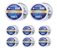 EASY-EXS Access Panel Round 5" Spring-Clip (Max Service Opening 4") Plastic White (Pack of 8) (Round 5")