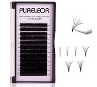 Easy Fan Lashes 0.07 D Curl Single Tray 8mm 2D-20D Volume Eyelash Extensions Self Fanning Russian Lashes Individual Lash Extension（0.07d-8mm）